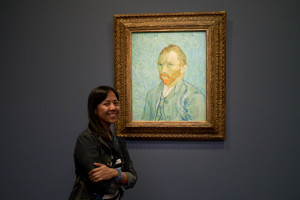 Finally face to face with my favorite painter, Van Gogh at the Musee d'Orsay.